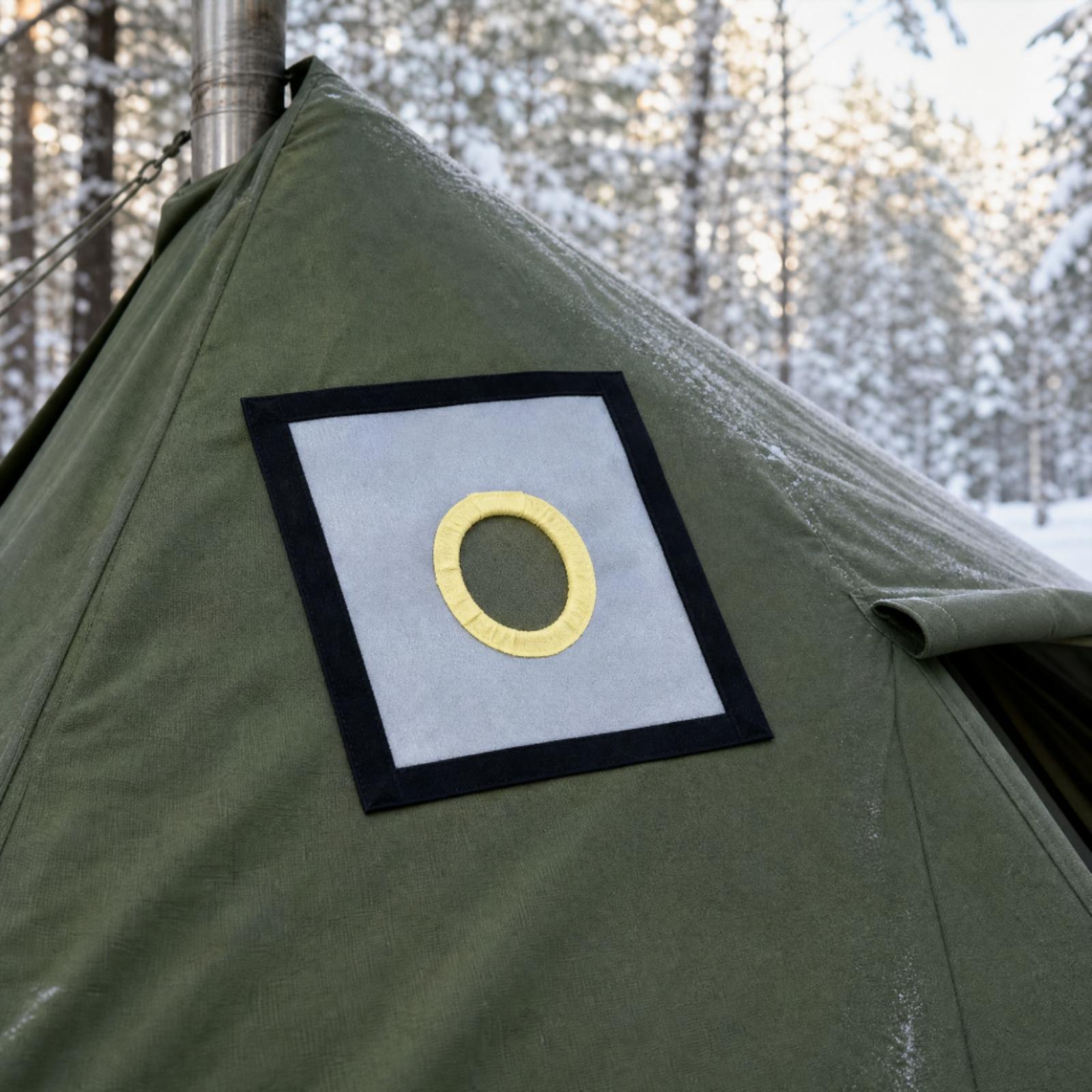Camping Wood Stove Heat Shield Mat - Tent Chimney Heat Shield Fire Retardant