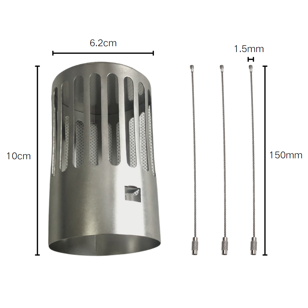 Tent Stove Pipe Spark Arrestor Cap - TEKL OUTDOOR Chimney Spark Arrestor Wood