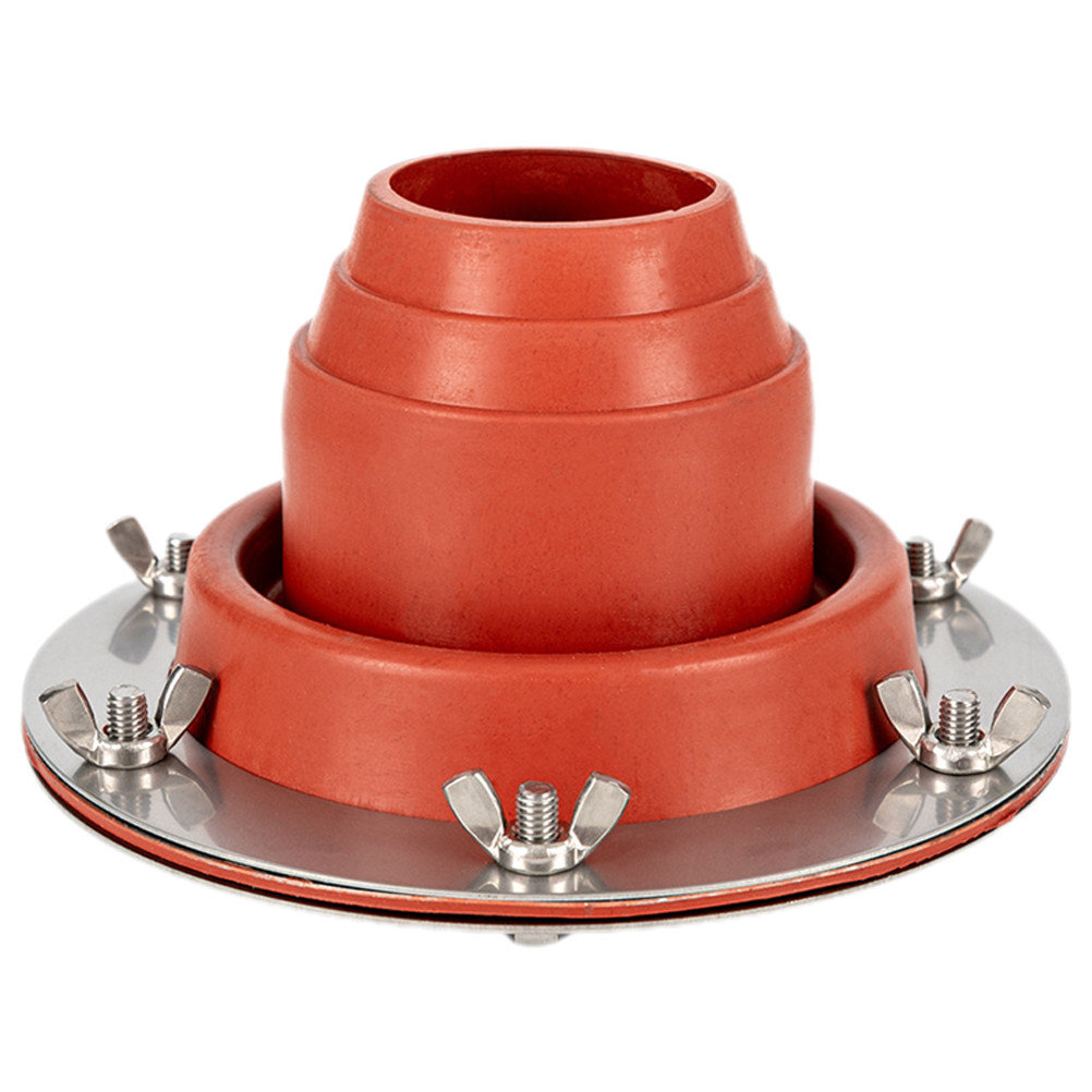 Fireproof Stove Jack Tent Silicone - Stainless Steel Stove Jack with Silicone