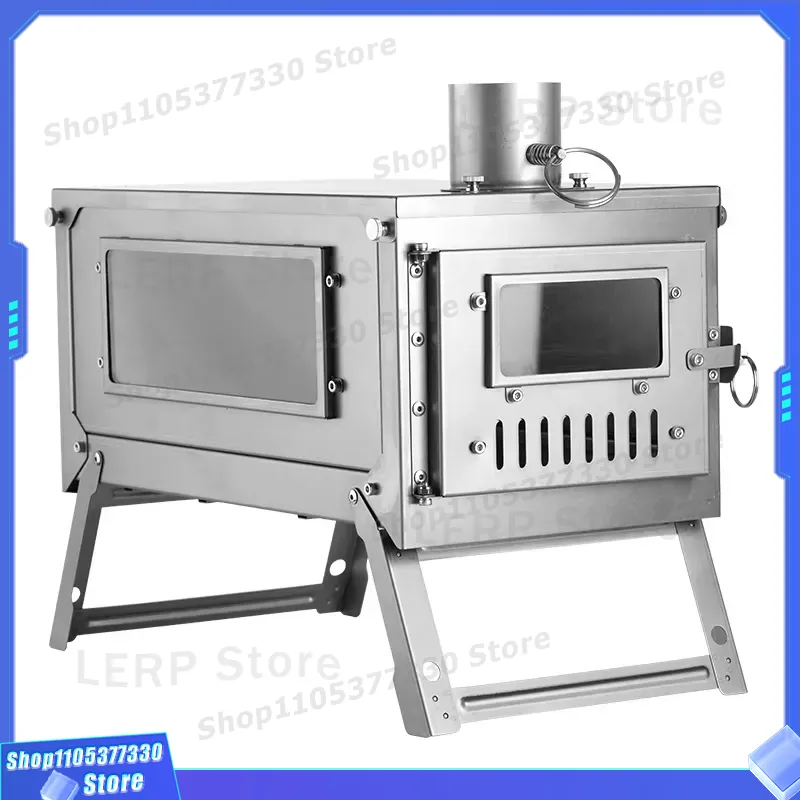 Ultralight Titanium Wood Stove Backpack - Ultra Light Titanium Wood Stove for