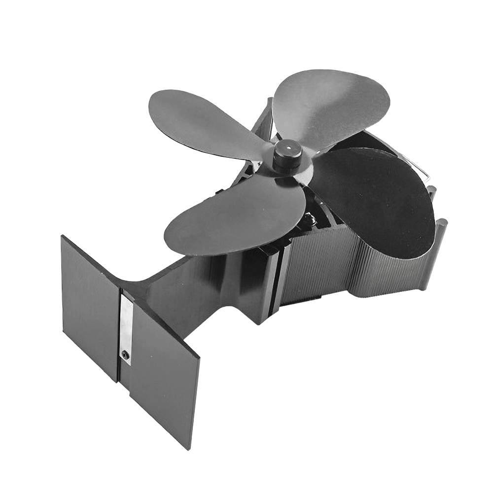 Stove Fan Heat Powered 4 Blade - 4 Blade Heat Powered Stove Fan