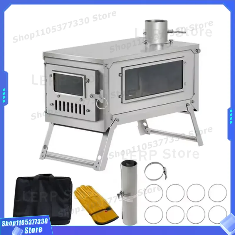 Ultralight Titanium Wood Stove Backpack - Portable Titanium Wood Stove Ultra Light