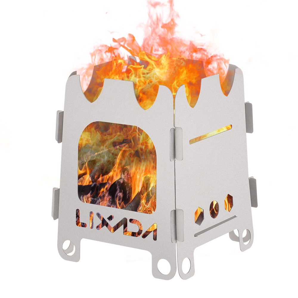 Lixada Titanium/Stainless stee - огляд і ціна Titanium Folding Wood Stove Tent