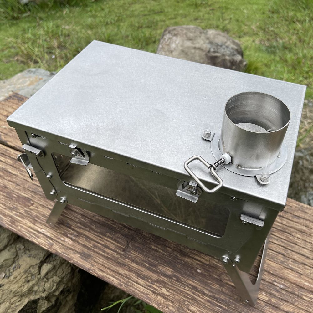 Ultralight Hot Tent Stove With - огляд і ціна Hot Tent Wood Stove With Chimney Pipe