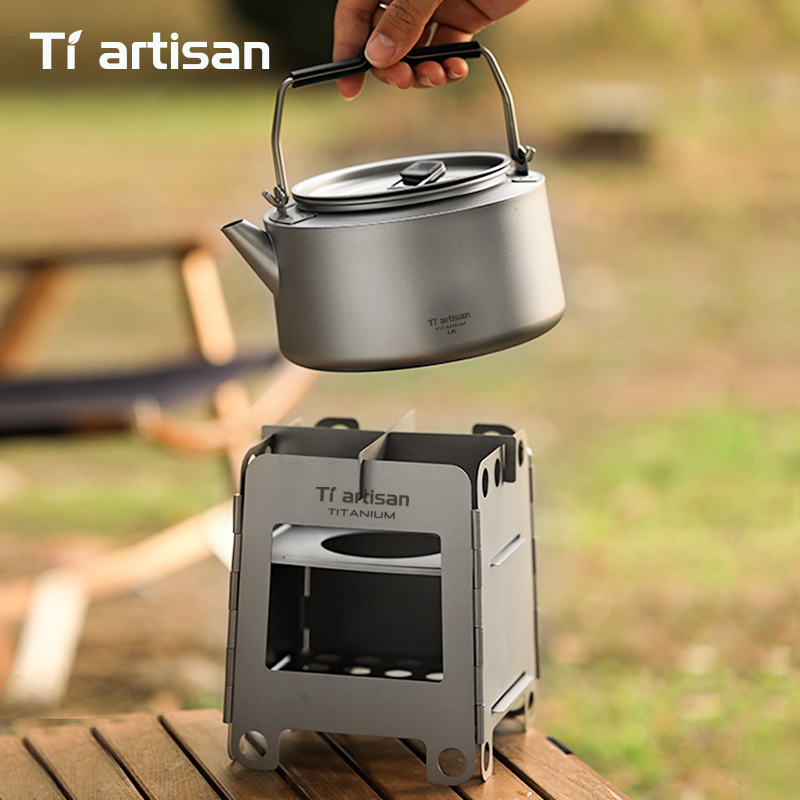 Tiartisan Titanium Multi-fuel  - огляд і ціна Ultralight Titanium Wood Stove Backpack