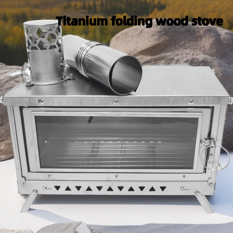 Titanium folding wood stove fo - огляд і ціна Titanium Folding Wood Stove Tent