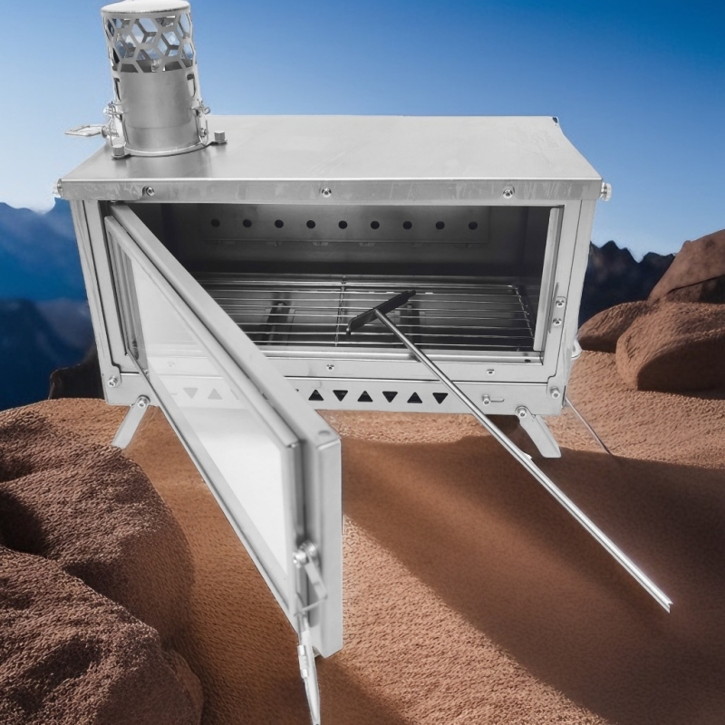 Titanium folding wood stove fo - огляд і ціна Titanium Folding Wood Stove Tent