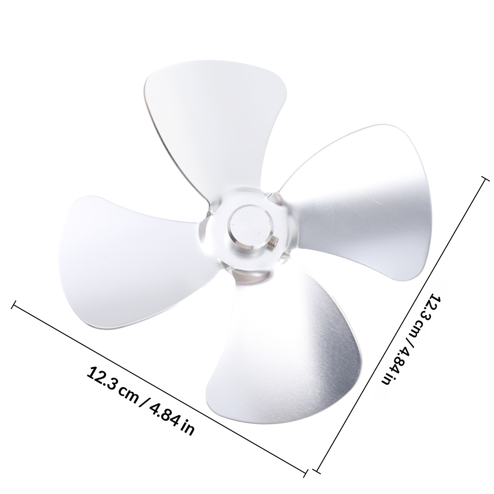 Aluminum Alloy Stove Fan Blade - огляд і ціна Stove Fan Heat Powered 4 Blade