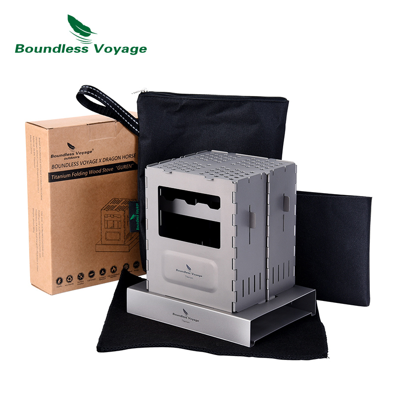 Boundless Voyage Titanium Stov - огляд і ціна Titanium Folding Wood Stove Tent
