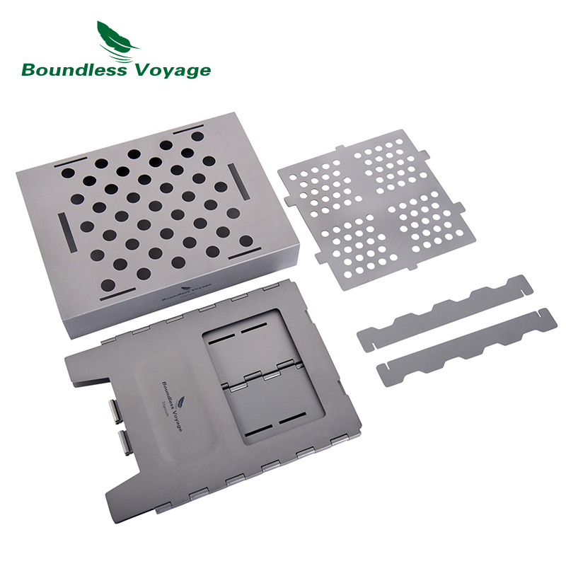 Boundless Voyage Titanium Stov - огляд і ціна Titanium Folding Wood Stove Tent