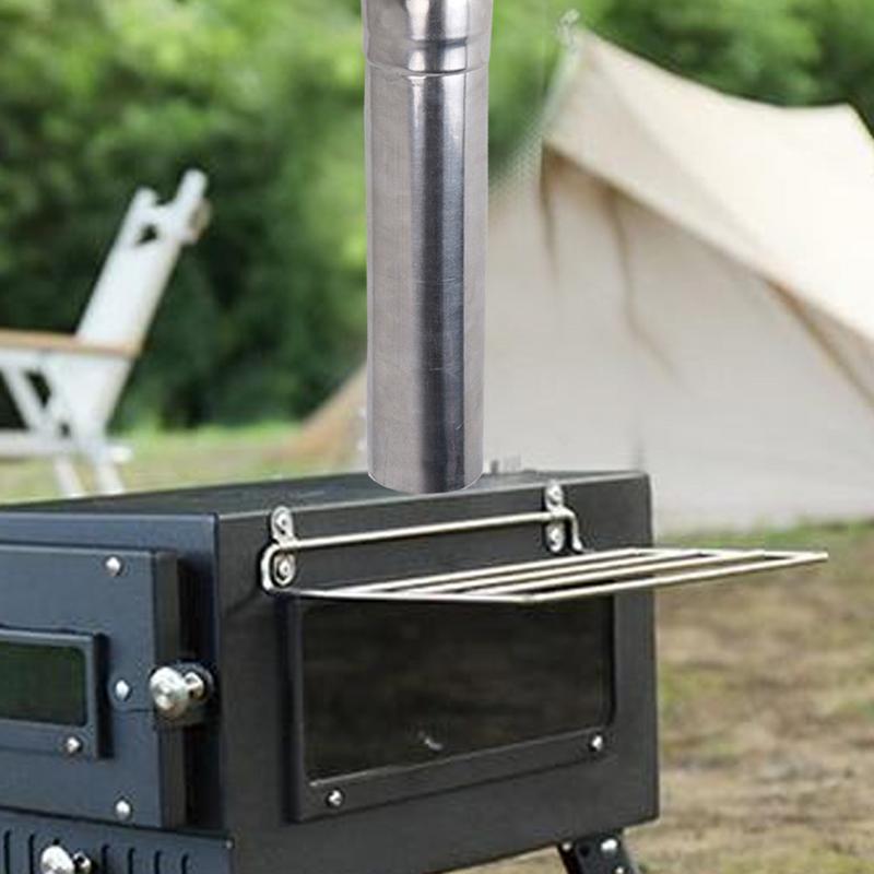 Stove Chimney Pipe Stainless S - огляд і ціна Hot Tent Wood Stove With Chimney Pipe