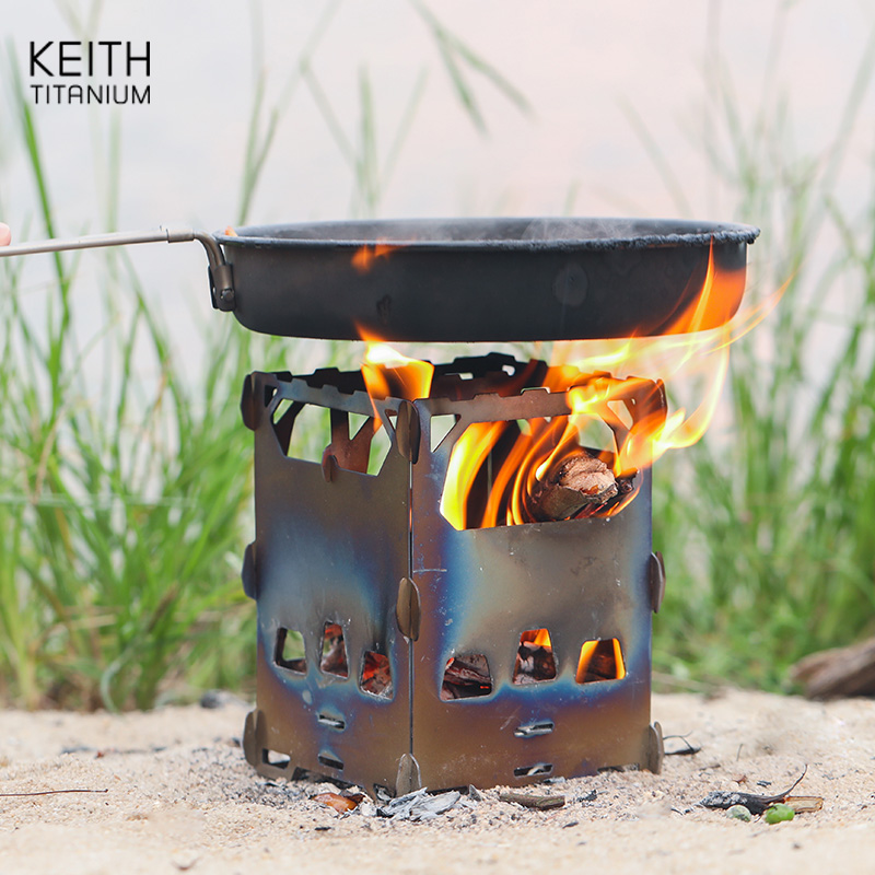 KEITH Pure Titanium Mini Wood  - огляд і ціна Ultralight Titanium Wood Stove Backpack
