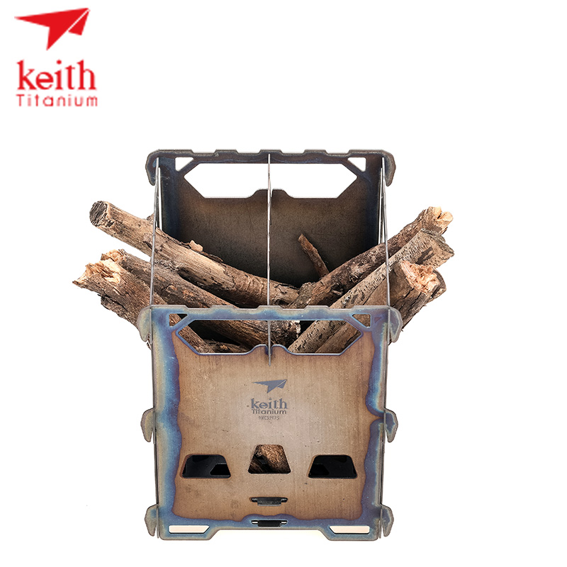 KEITH Pure Titanium Mini Wood  - огляд і ціна Ultralight Titanium Wood Stove Backpack