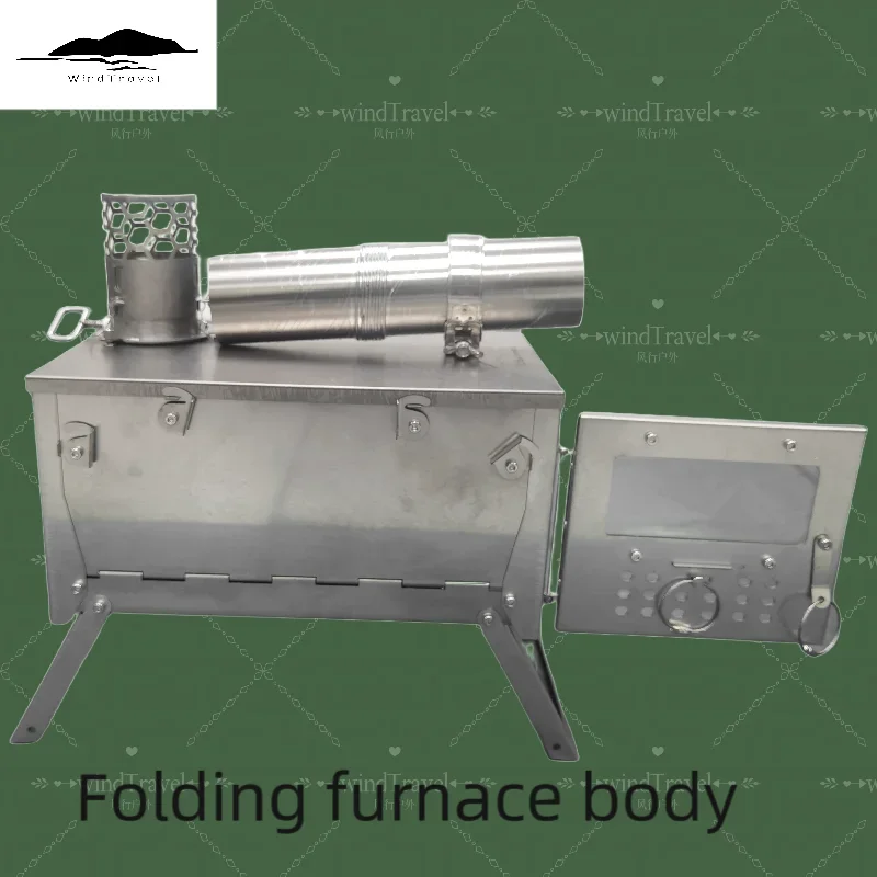 Titanium Stove Camping Wood St - огляд і ціна Titanium Folding Wood Stove Tent