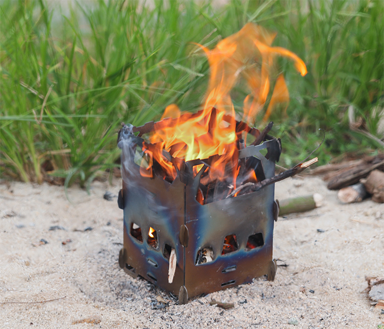 Keith Titanium Alloy Backpacki - огляд і ціна Ultralight Titanium Wood Stove Backpack