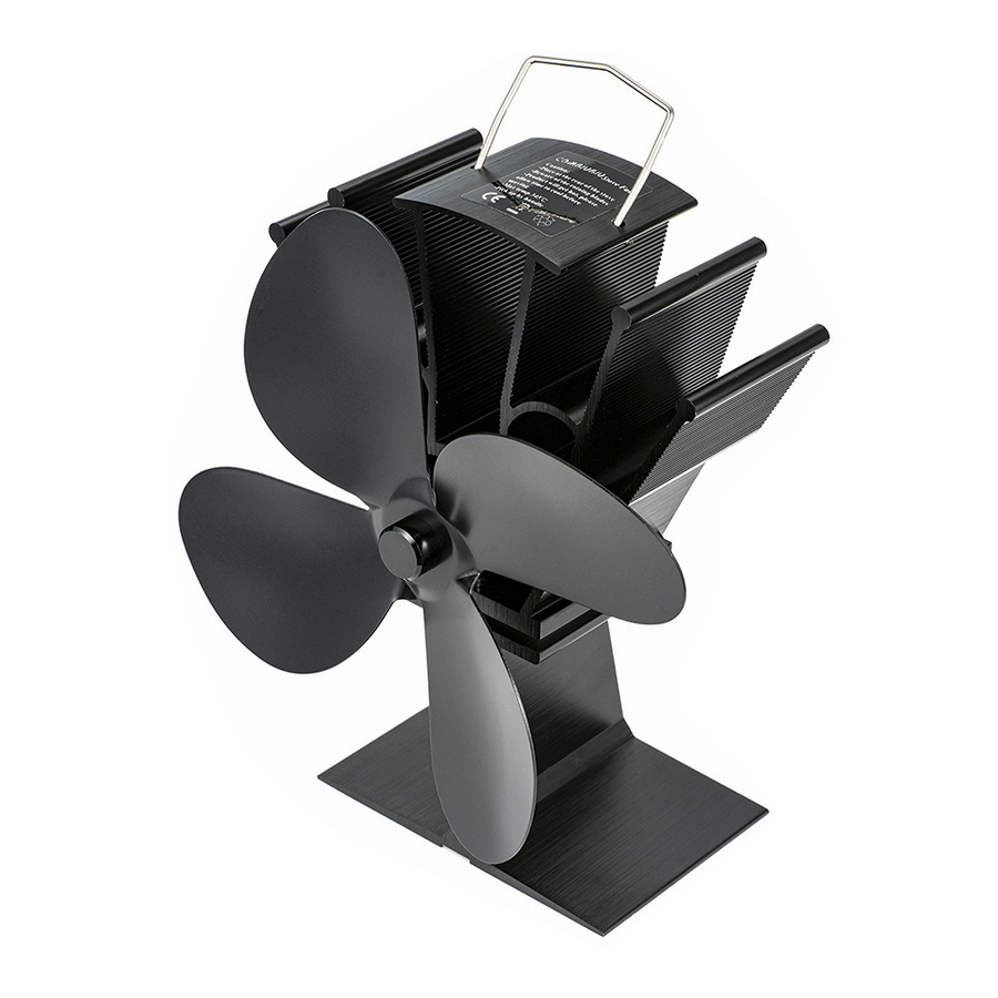 Mini 4 Blade Heat Powered Stov - огляд і ціна Stove Fan Heat Powered 4 Blade