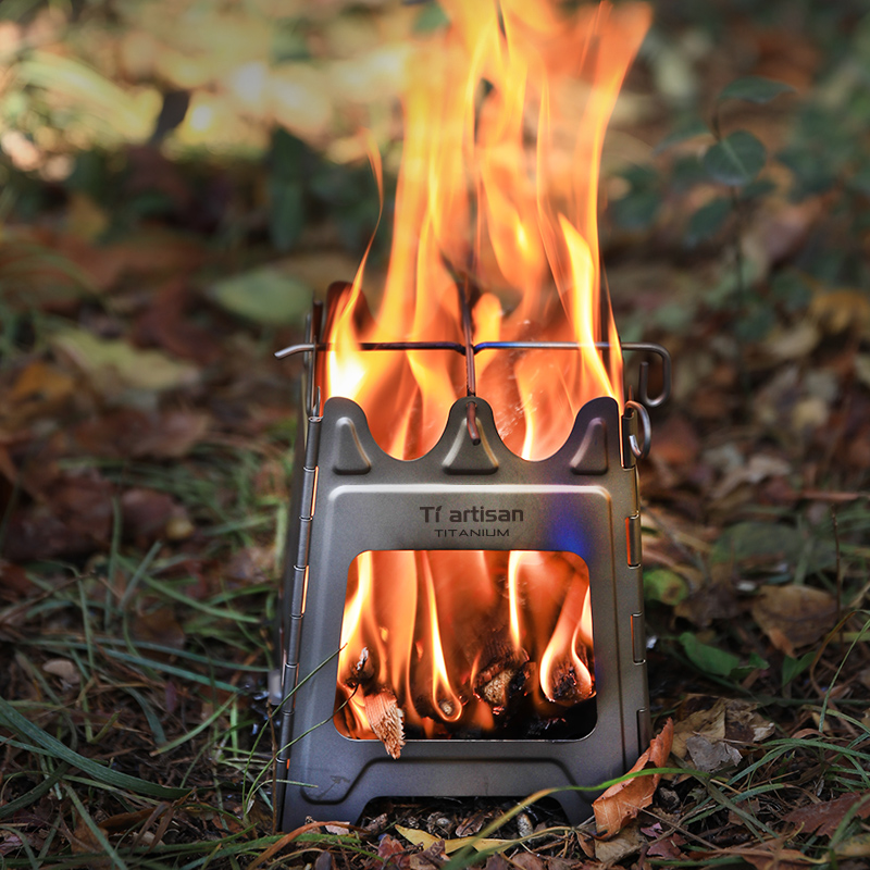 Tiartisan Outdoor Pure Titaniu - огляд і ціна Titanium Folding Wood Stove Tent