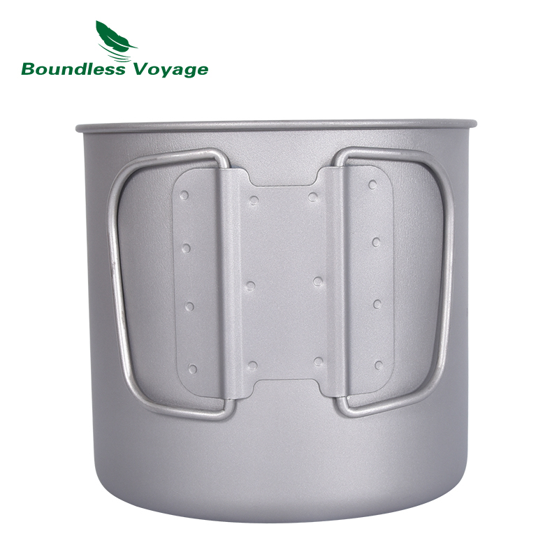 Boundless Voyage Camping Cooki - огляд і ціна Titanium Cooking Pot Pan Mess Kit