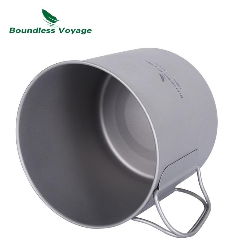 Boundless Voyage Camping Cooki - огляд і ціна Titanium Cooking Pot Pan Mess Kit