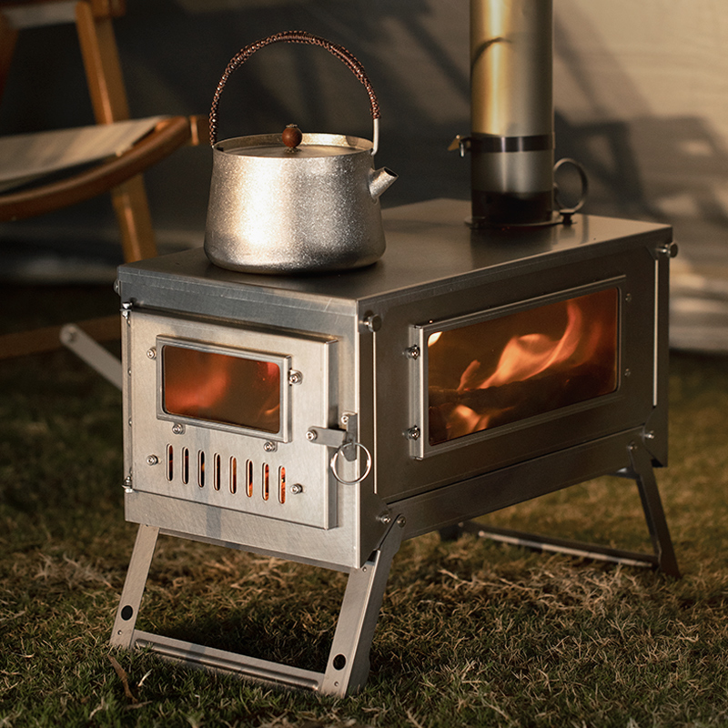 Titanium Outdoor Camping Tent  - огляд і ціна Titanium Folding Wood Stove Tent
