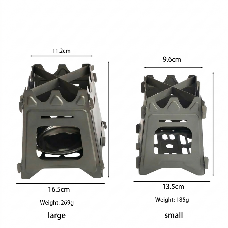 Titanium Folding Wood Stove Po - огляд і ціна Ultralight Titanium Wood Stove Backpack