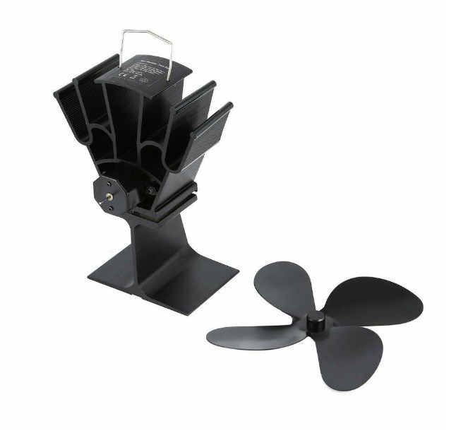 4-Blade Heat Powered Stove Fan - огляд і ціна Stove Fan Heat Powered 4 Blade