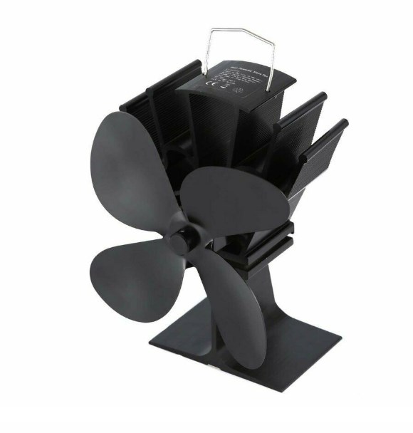4-Blade Heat Powered Stove Fan - огляд і ціна Stove Fan Heat Powered 4 Blade
