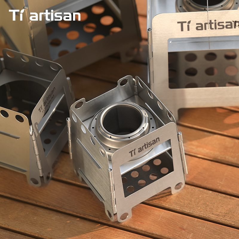 Tiartisan Titanium Multi-fuel  - огляд і ціна Ultralight Titanium Wood Stove Backpack