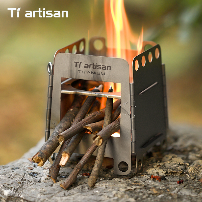 Tiartisan Titanium Multi-fuel  - огляд і ціна Ultralight Titanium Wood Stove Backpack