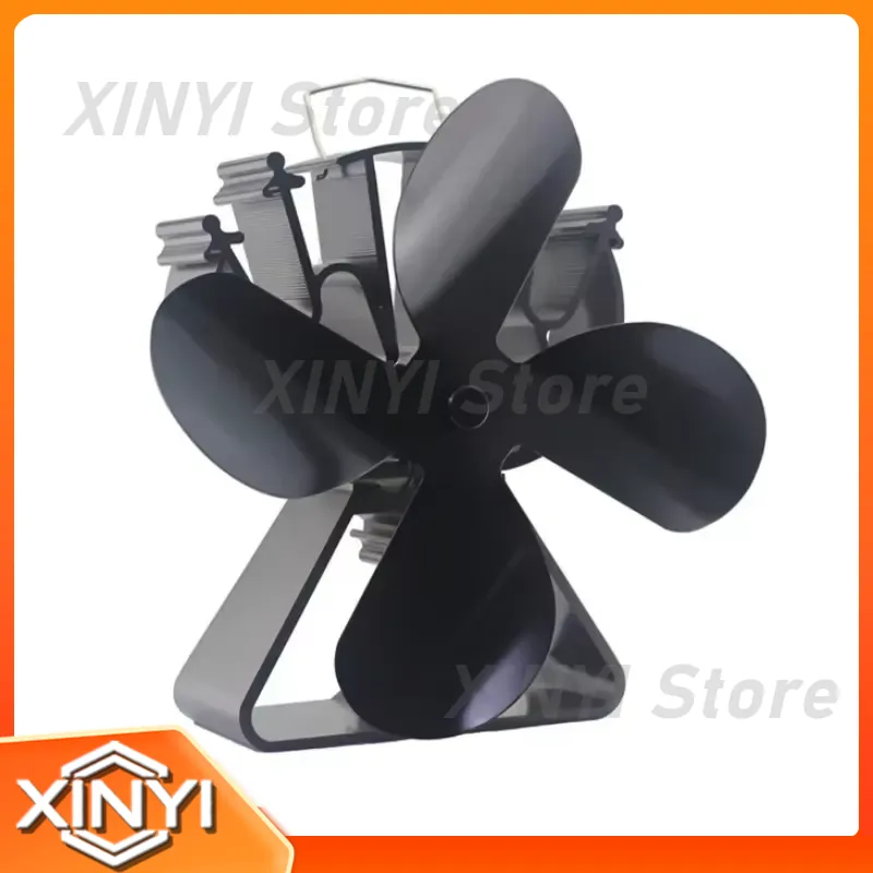 4-blade Eco Friendly Silent Fi - огляд і ціна Stove Fan Heat Powered 4 Blade