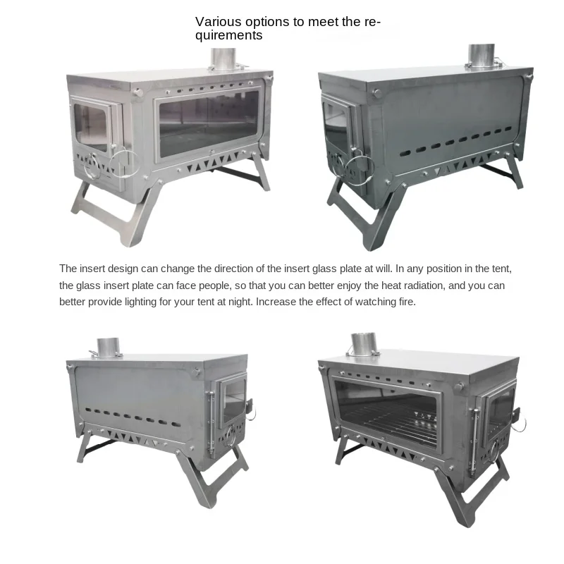 WT-Dream-Ti Titanium furnace P - огляд і ціна Titanium Folding Wood Stove Tent