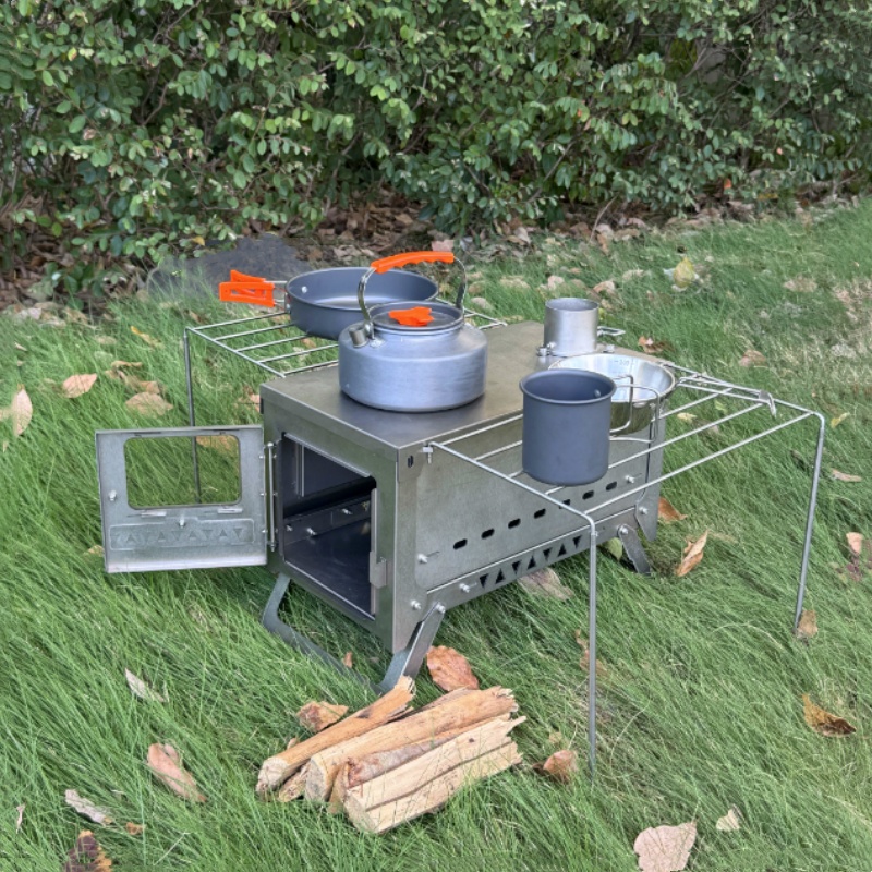 Titanium Wood Stove Secondary  - огляд і ціна Titanium Folding Wood Stove Tent
