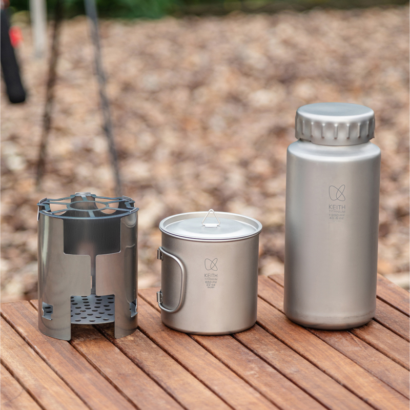 KEITH Ultralight Pure Titanium - огляд і ціна Ultralight Titanium Wood Stove Backpack
