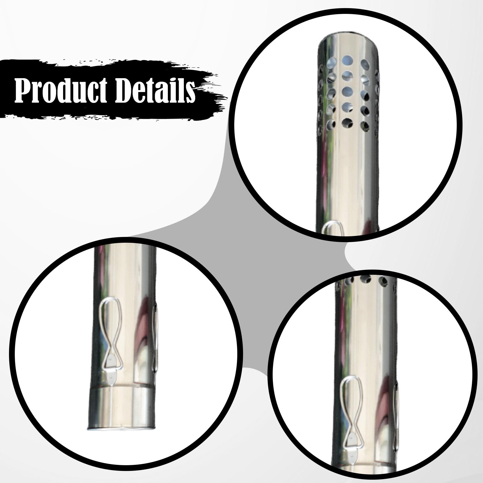 Outdoor Stove Chimney Pipe wit - огляд і ціна Tent Stove Pipe Spark Arrestor Cap