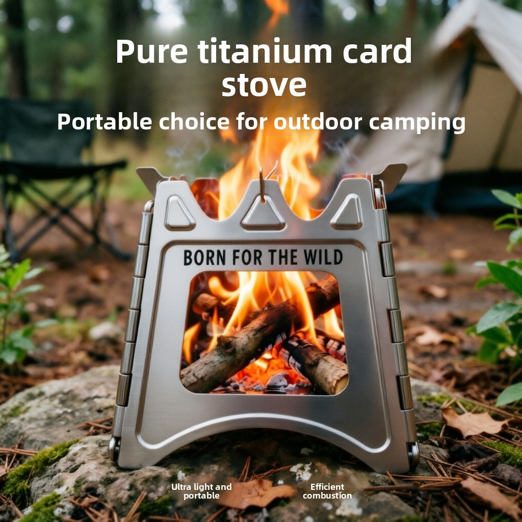 TiForge Compact Folding Titani - огляд і ціна Titanium Folding Wood Stove Tent