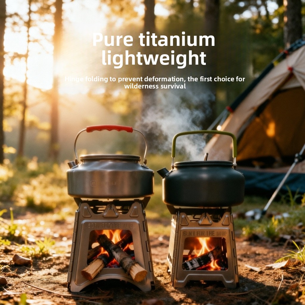 TiForge Compact Folding Titani - огляд і ціна Titanium Folding Wood Stove Tent
