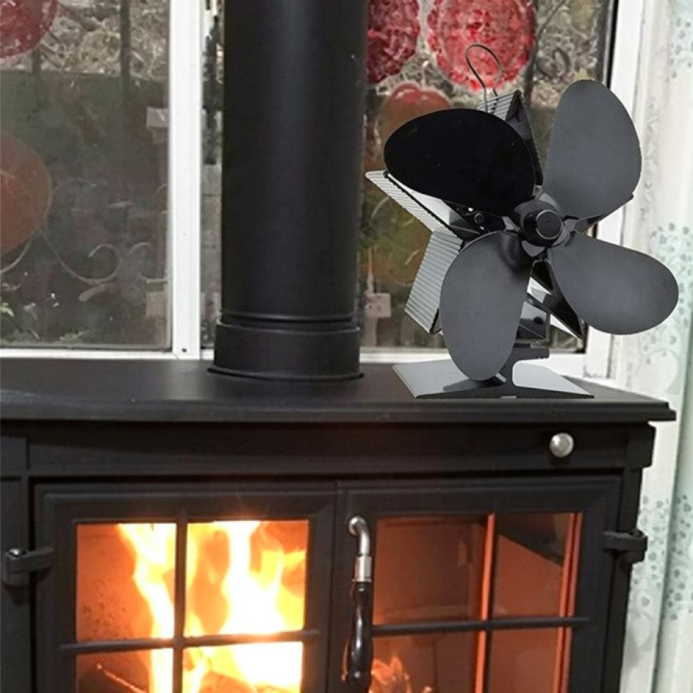 Silent Heat Powered Stove Fan  - огляд і ціна Stove Fan Heat Powered 4 Blade