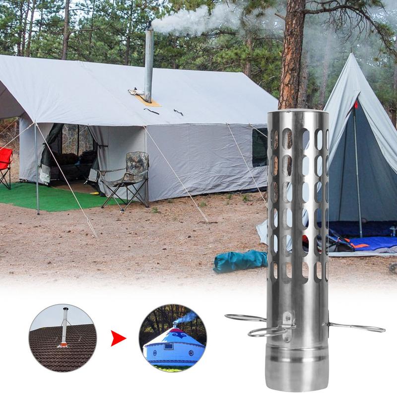 Camping Tent Stove Chimney Par - огляд і ціна Tent Stove Pipe Spark Arrestor Cap