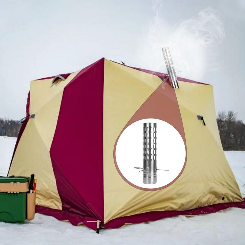 Camping Tent Stove Chimney Par - огляд і ціна Tent Stove Pipe Spark Arrestor Cap