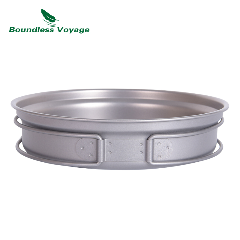Boundless Voyage Titanium Pot  - огляд і ціна Titanium Cooking Pot Pan Mess Kit