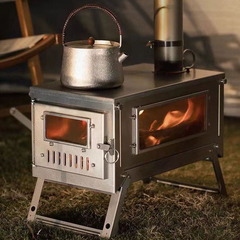 Folding Titanium Fire Wood Hea - огляд і ціна Titanium Folding Wood Stove Tent
