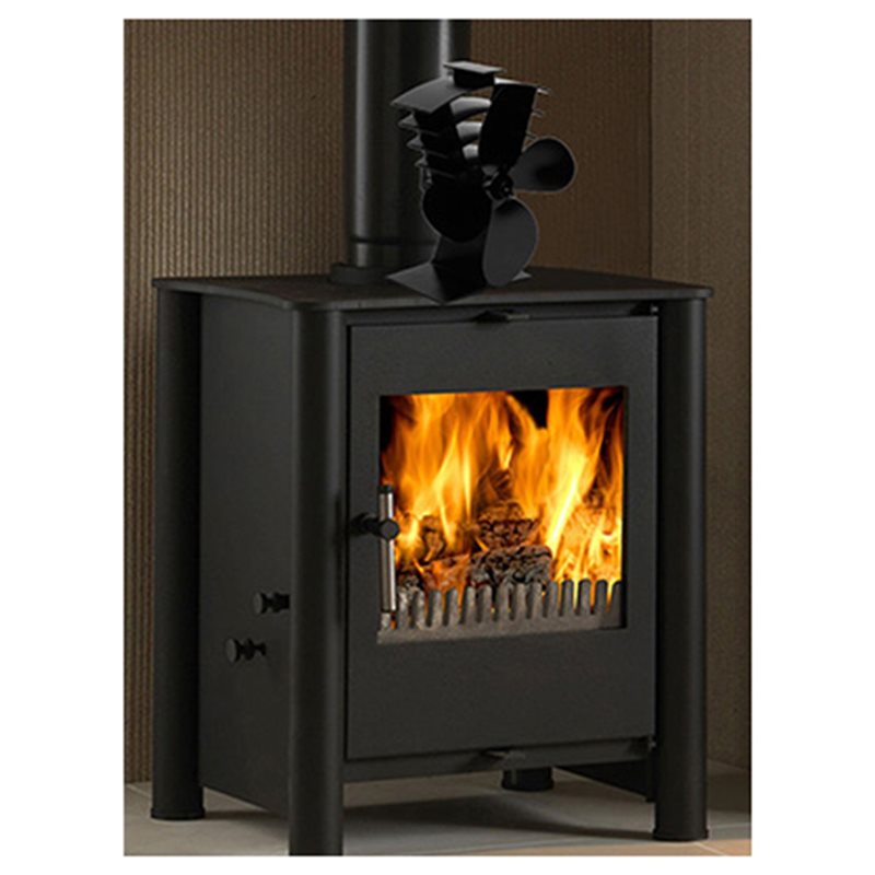 ABHU Aluminum Withstand Temper - огляд і ціна Stove Fan Heat Powered 4 Blade