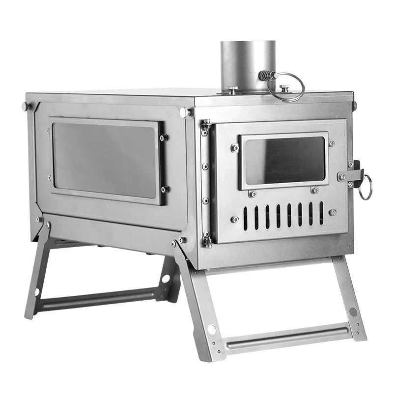 Ultralight Titanium Tent Stove - огляд і ціна Ultralight Titanium Wood Stove Backpack