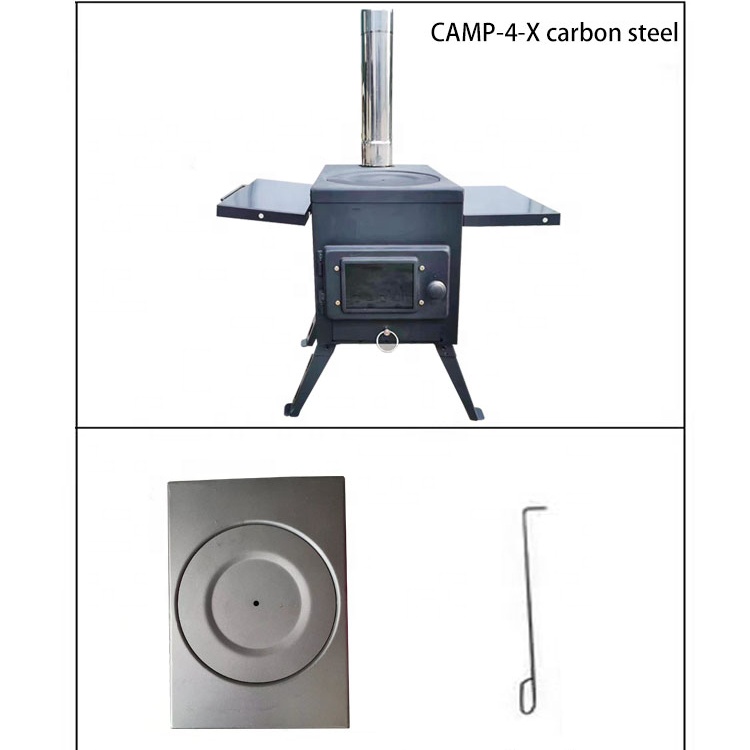 Compact Portable Wooden Campin - огляд і ціна Titanium Folding Wood Stove Tent